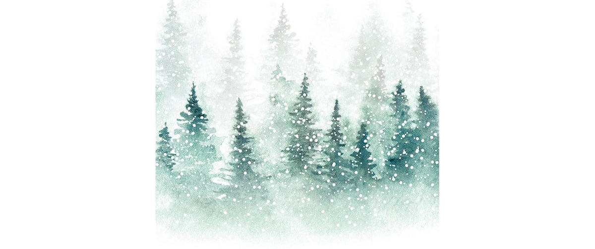 B+C Weihnachtsservietten Winter Idyll Grösse 33x33cm, 20 Stück, 3-lagig