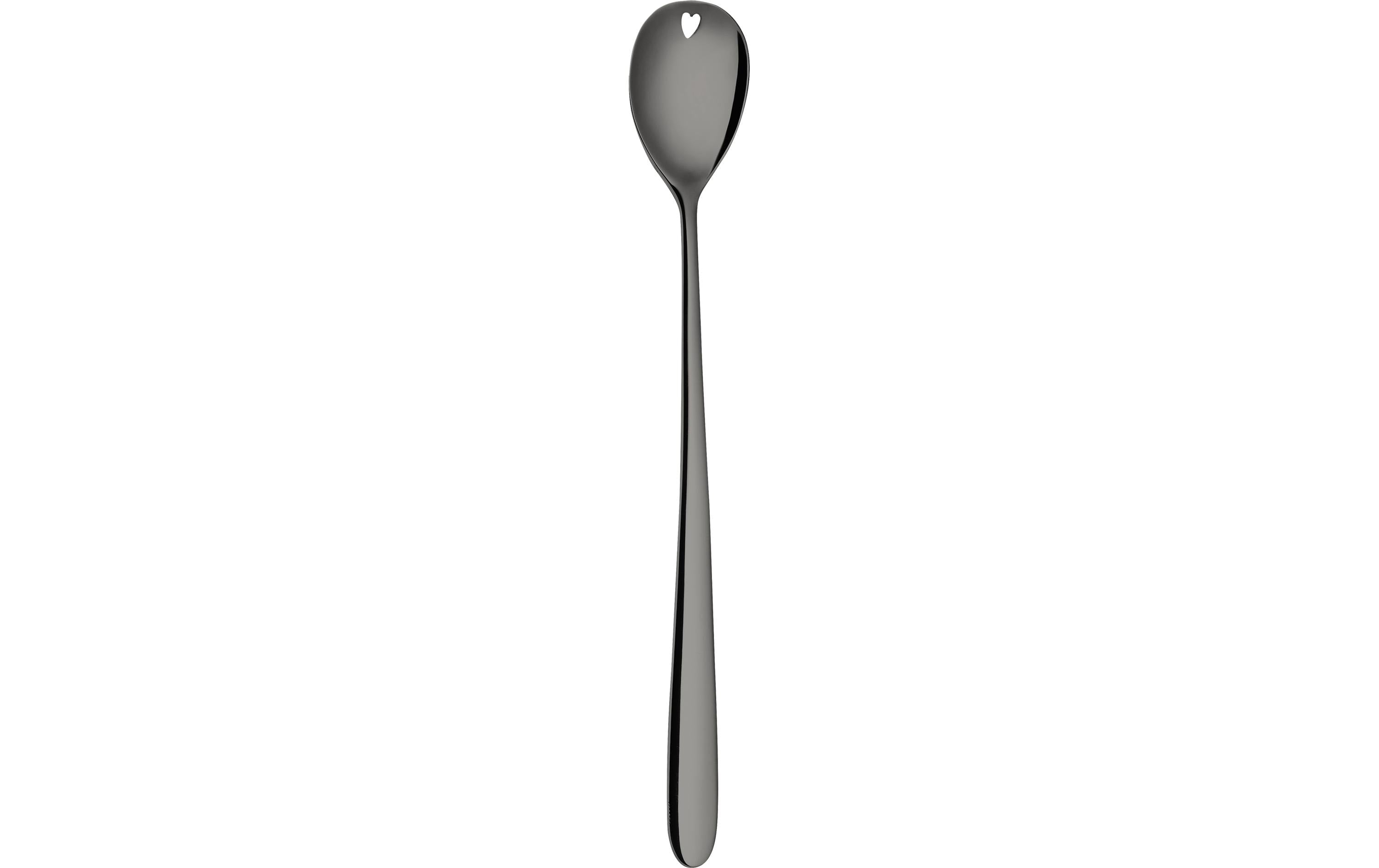 Sola Latte Macchiatolöffel mit Herz grey Chrom-Nickelstahl 18/10