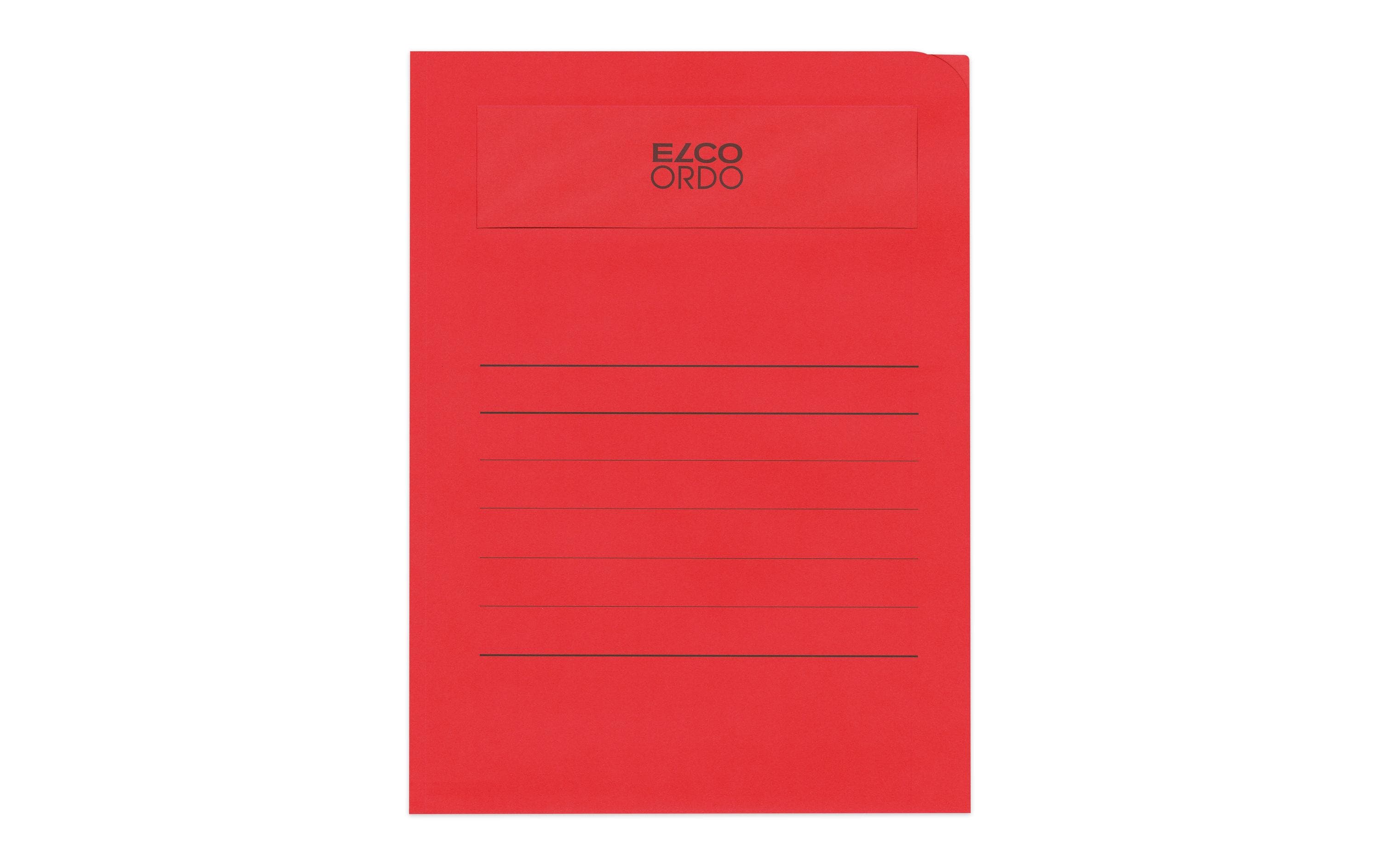 Elco Ordo Volumino Orga. Mappe, rot, 50 Stk