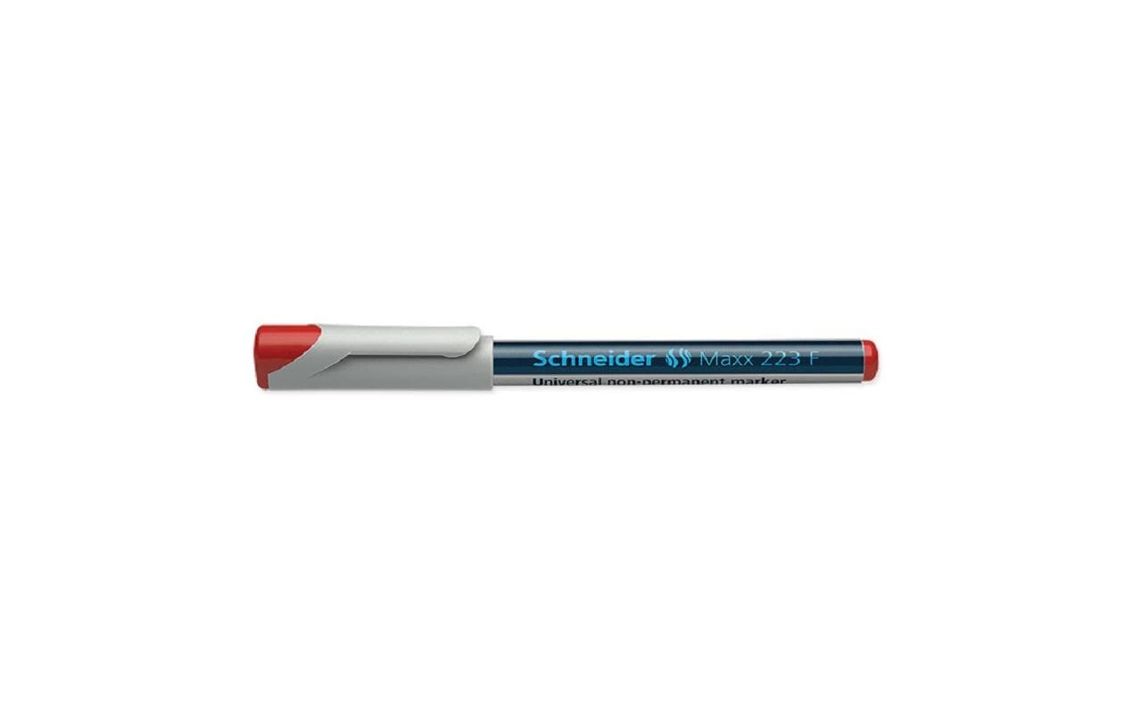 Schneider OHP-Marker Maxx wasserlöslich F, rot