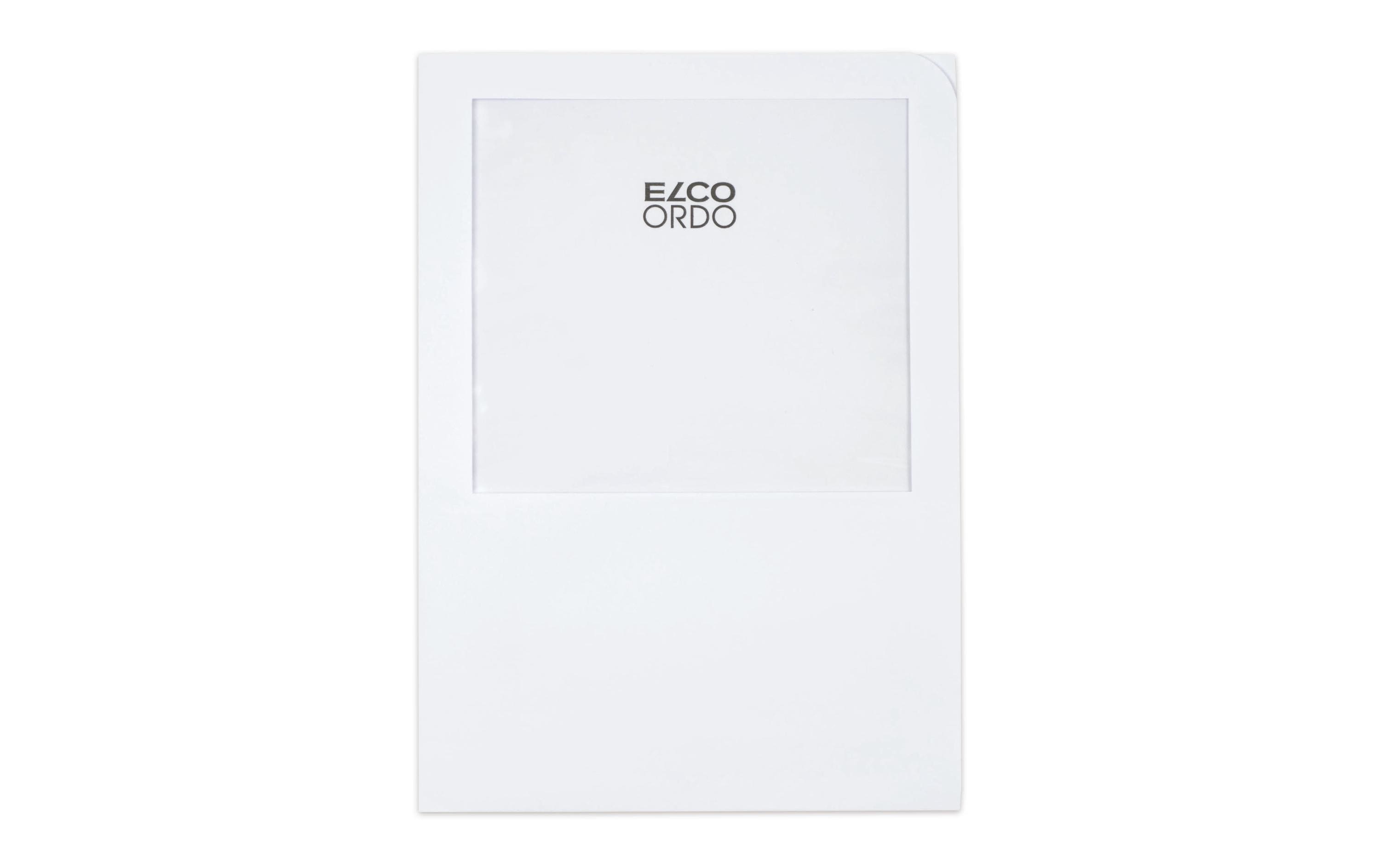 Elco Ordo Transport Orga. Mappe 120 g/m², weiss, 100 Stk