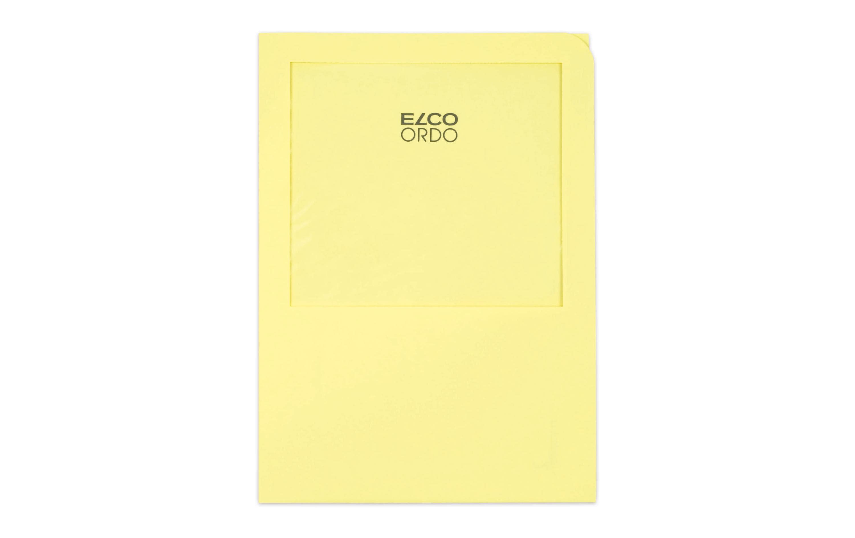 Elco Ordo Transport Orga. Mappe, 120 g/m², gelb, 100 Stk