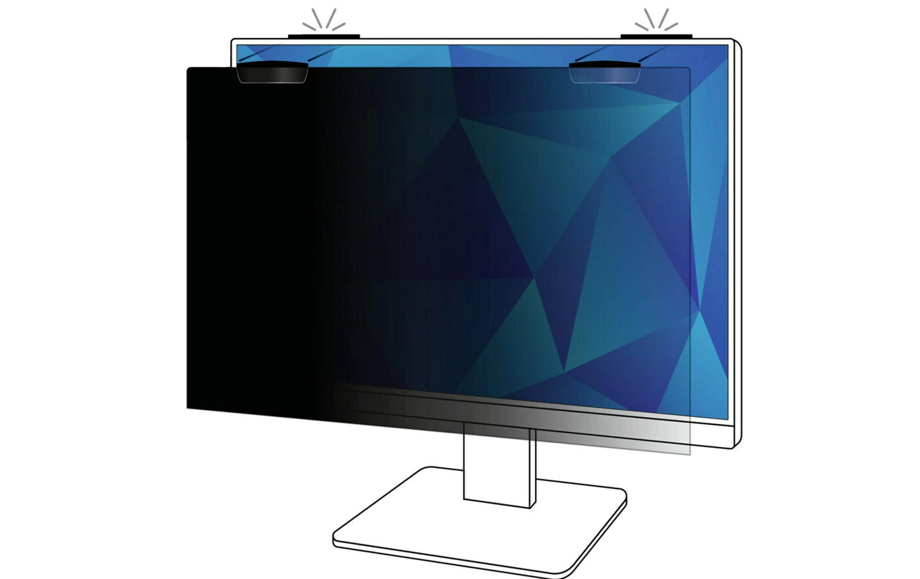 3M PF250W1EM 25" Magnetischer Filter Full Screen Monitor 25" 16:10