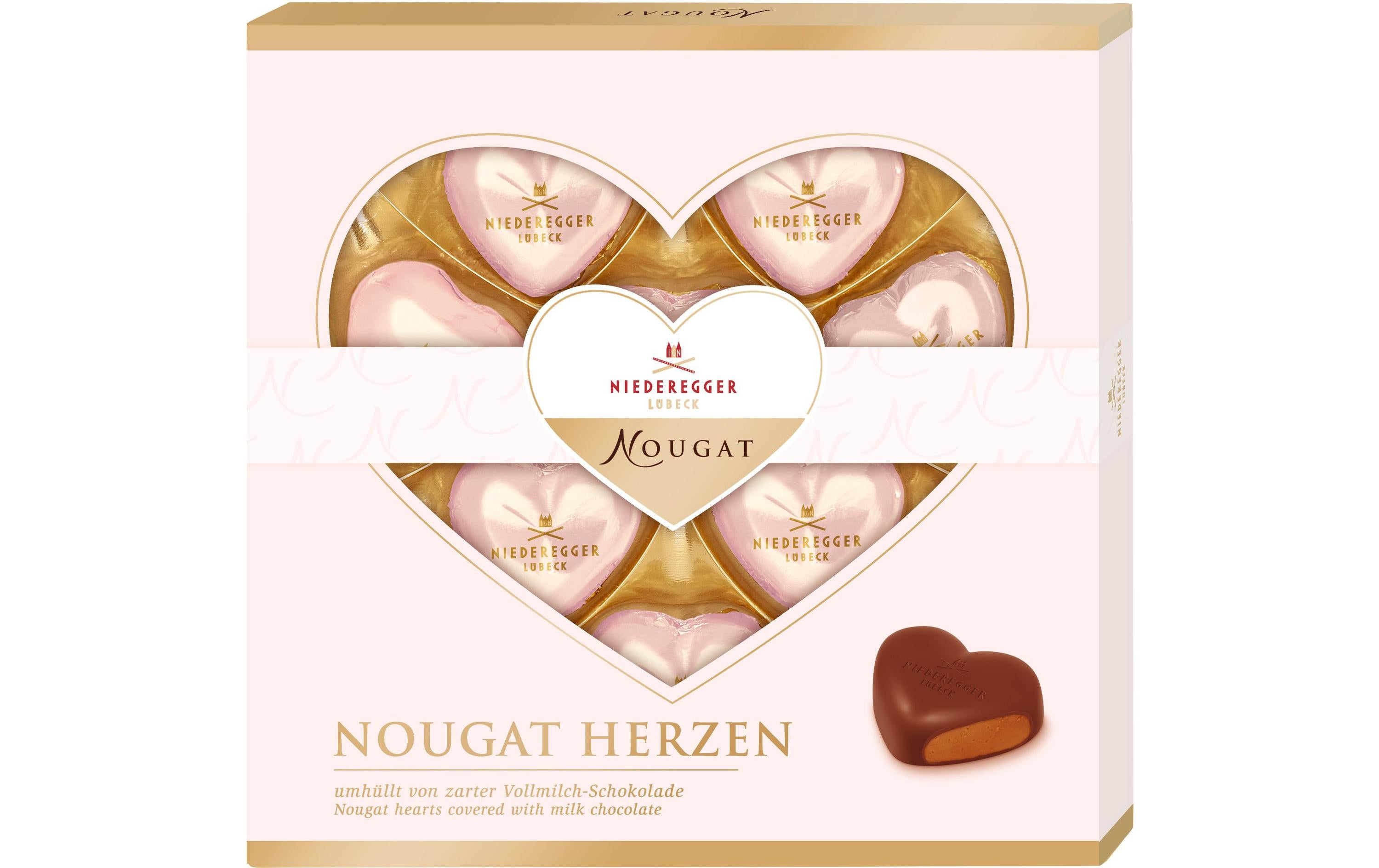 Nougat Herzen 125 g