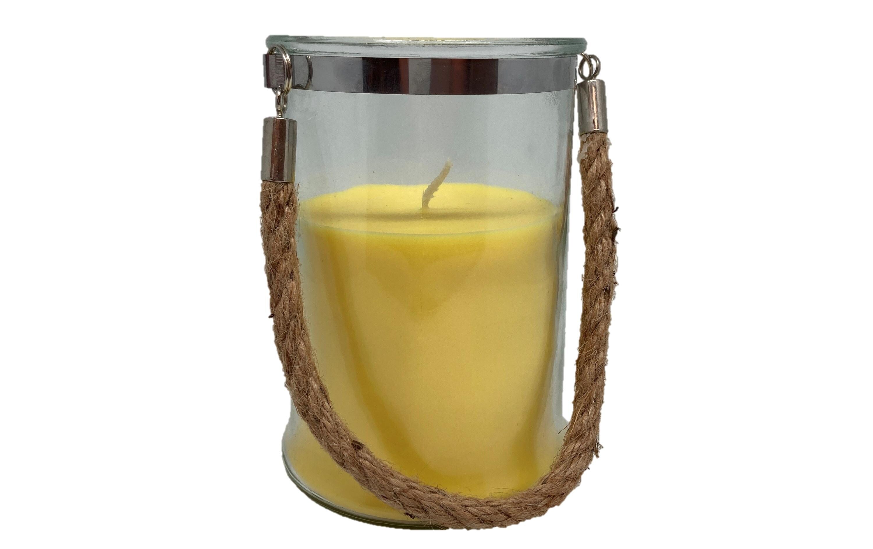 Dameco Zitronella Kerze Windlicht H10.5cm