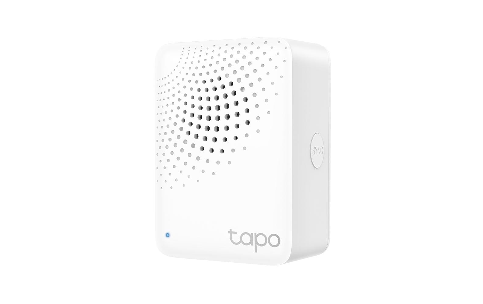 TP-Link Tapo H100: Smart IoT Hub mit Chime Remote Control mit Tapo App, 2.4Ghz, 868Mhz