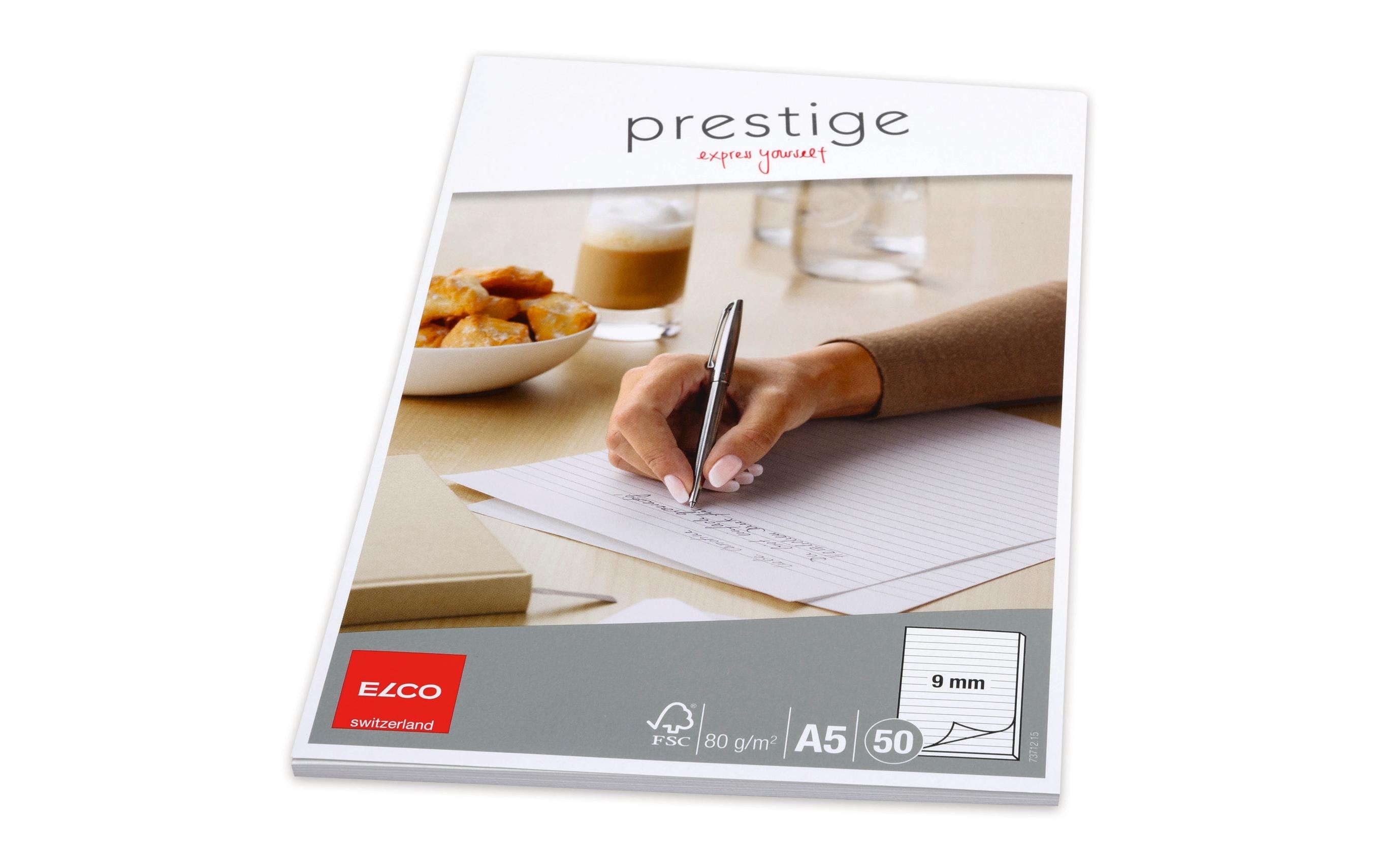 Elco Schreibblock Prestige à 50 Stk A5, liniert, 80 g/m², 1 Stück