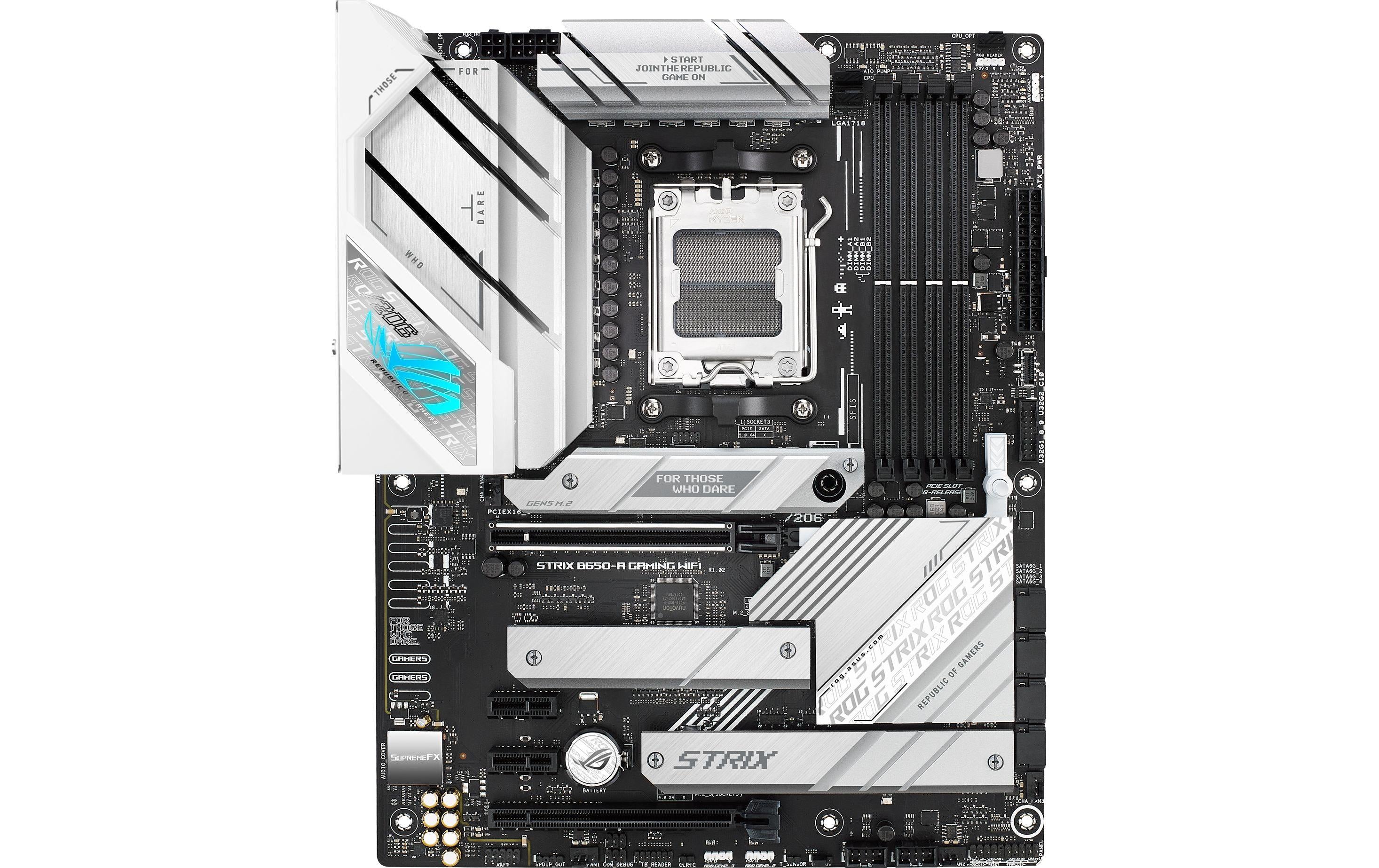 ASUS ROG STRIX B650-A GAMING WIFI, ATX AM5, AMD B650, 4x DDR5, PCI-E 4.0