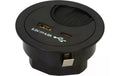 Max Hauri Kabeldurchführung USB-A+C rund, 60mm / 80mm Durchführung, schwarz