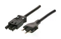 Bachmann TD-Anschlusskabel 1m H05VV-F3G1.5, schwarz