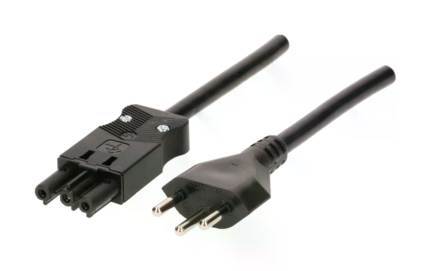 Bachmann TD-Anschlusskabel 1m H05VV-F3G1.5, schwarz