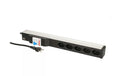 Bachmann PDU 19 5xT23, 1HE FI Schalter schwarz