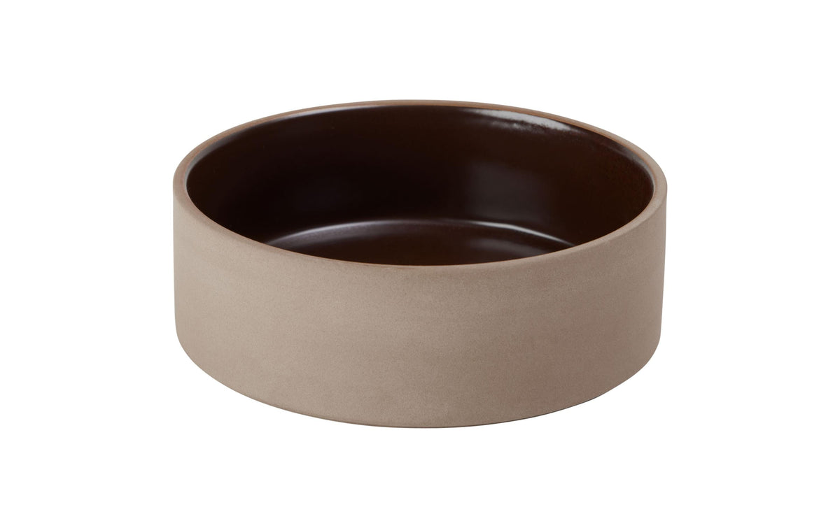 OYOY Keramiknapf Sia M, Ø 17 x H 6 cm, Choko