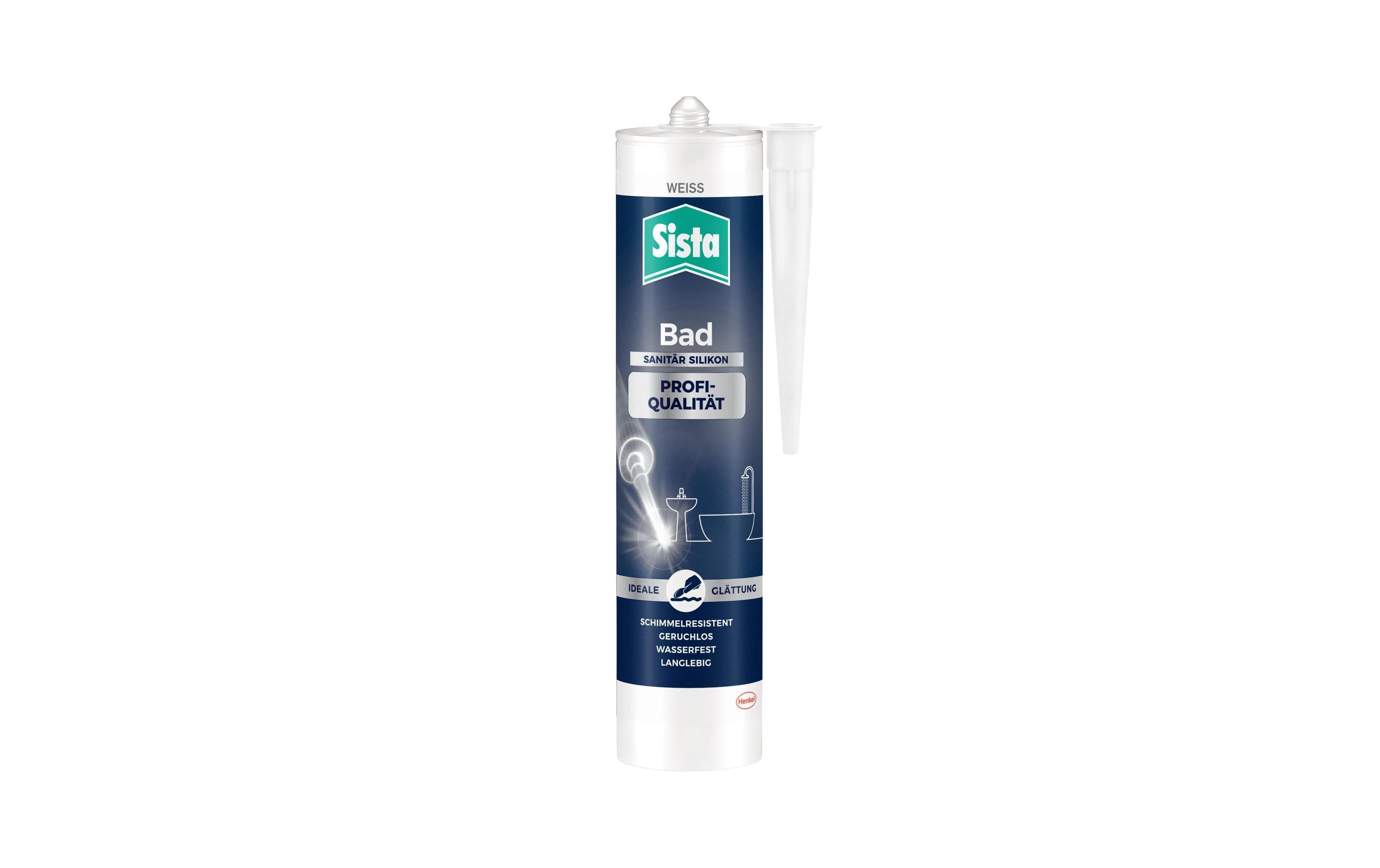 SISTA Bad Profi-Qualität Silikon weiss 280g