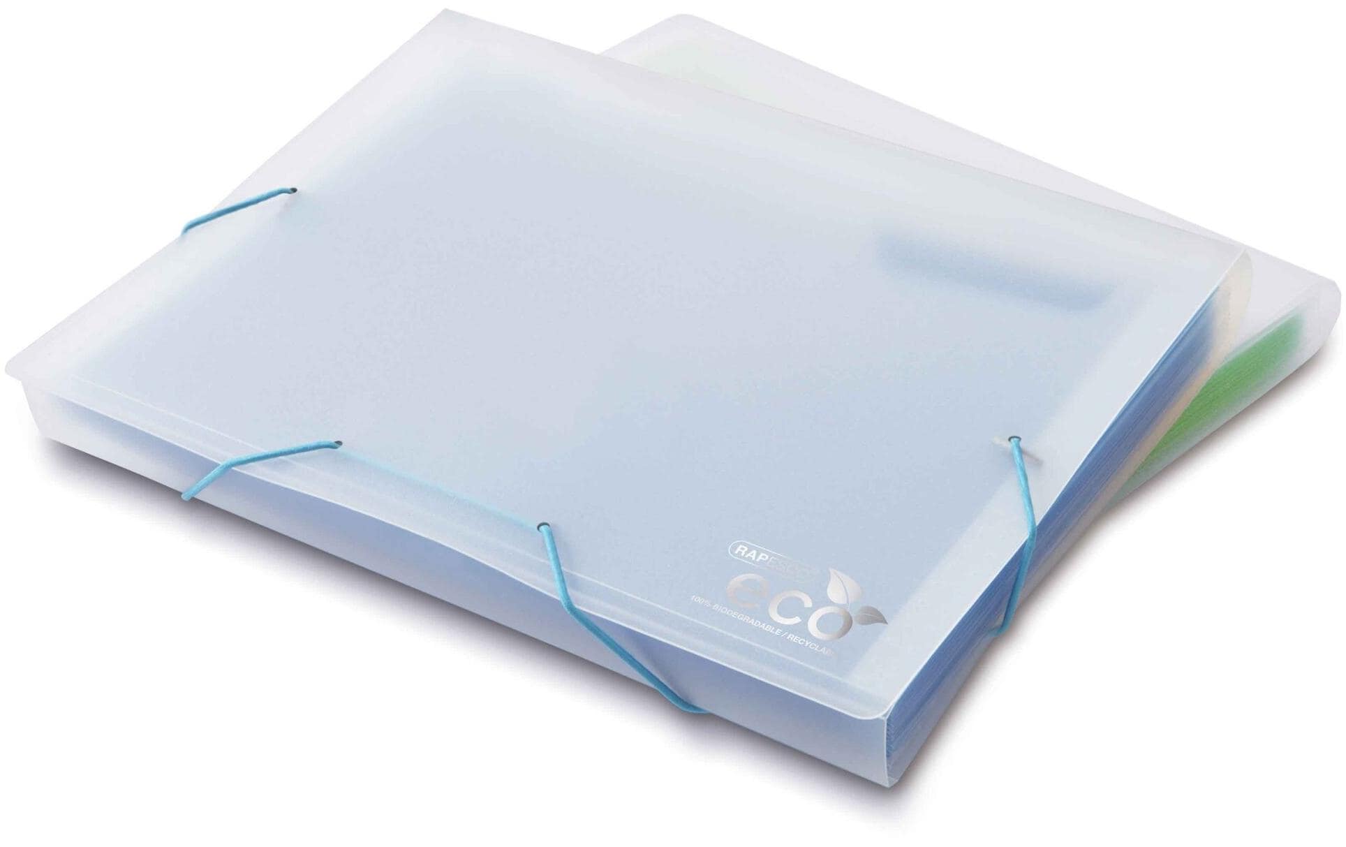 Rapesco Eco Fächermappe 13-teilig, transparent