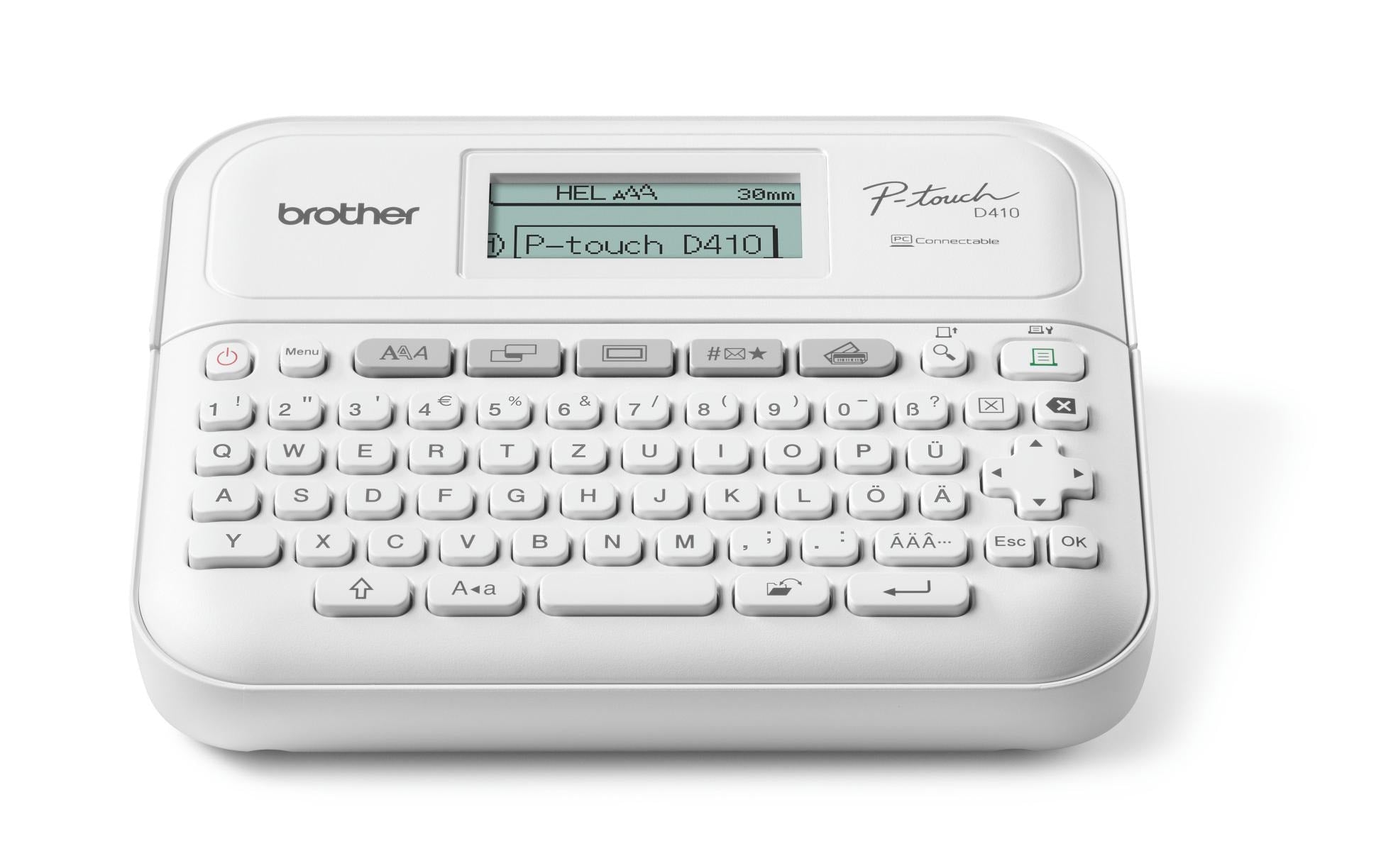 Brother P-touch PT-D410 Z-Bänder, inkl.P-Touch Editor Software