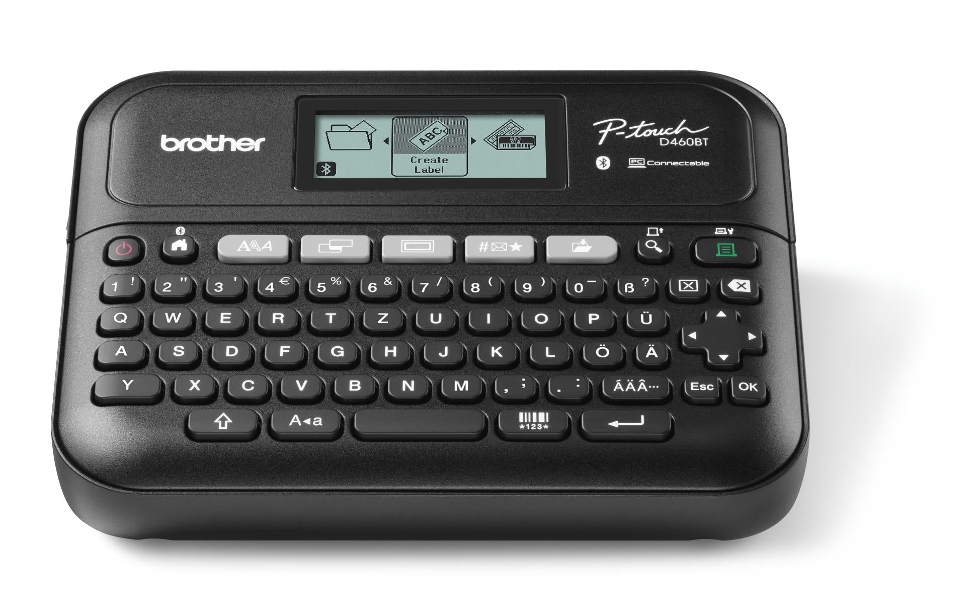 Brother P-touch PT-D460BTVP, inkl.Koffer Z-Bänder, inkl.P-Touch Editor Software
