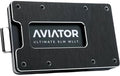Aviator Wallet SLIDE AirTag brushed black