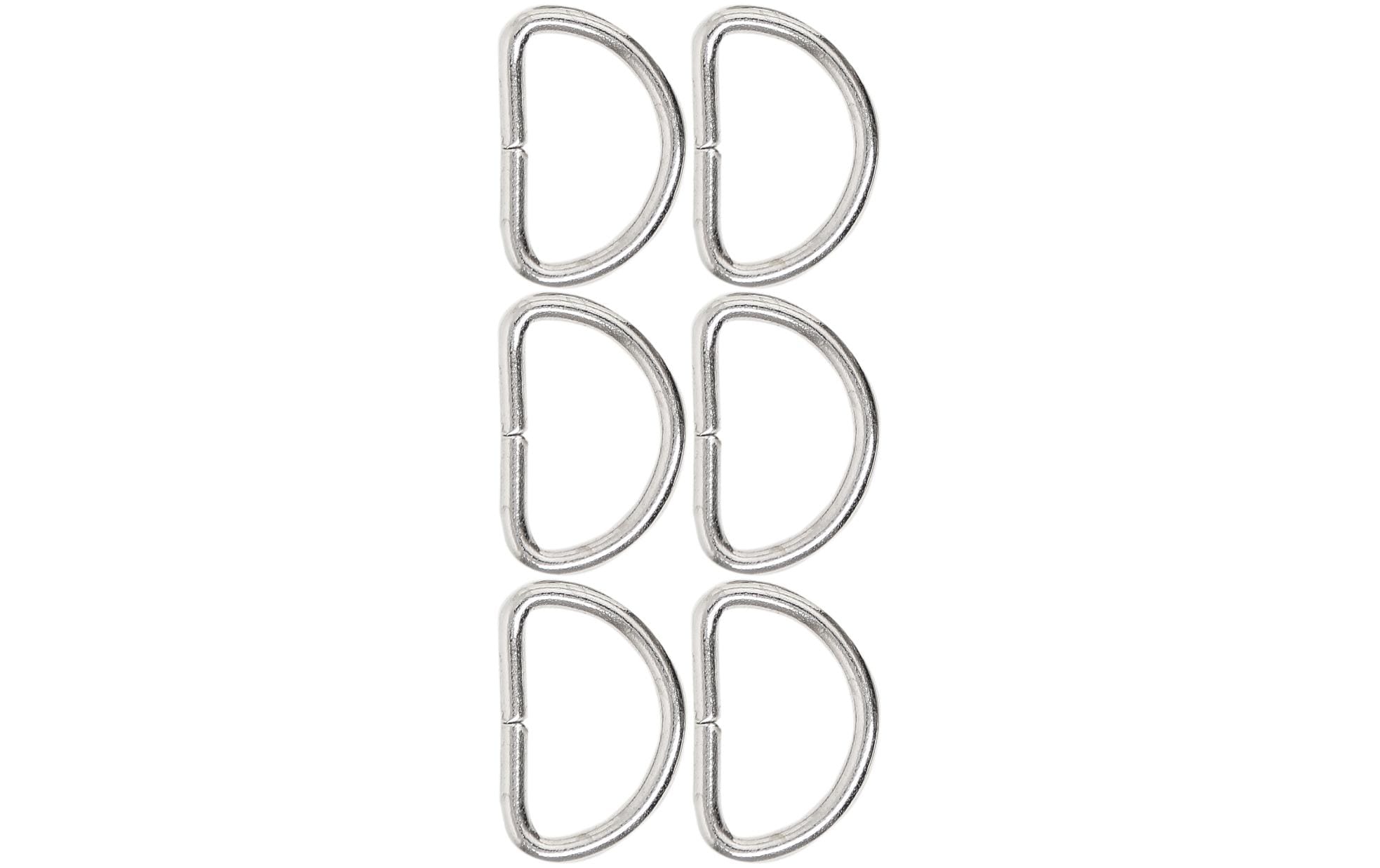 lalana D-ring 32x22 mm, 6 Stück