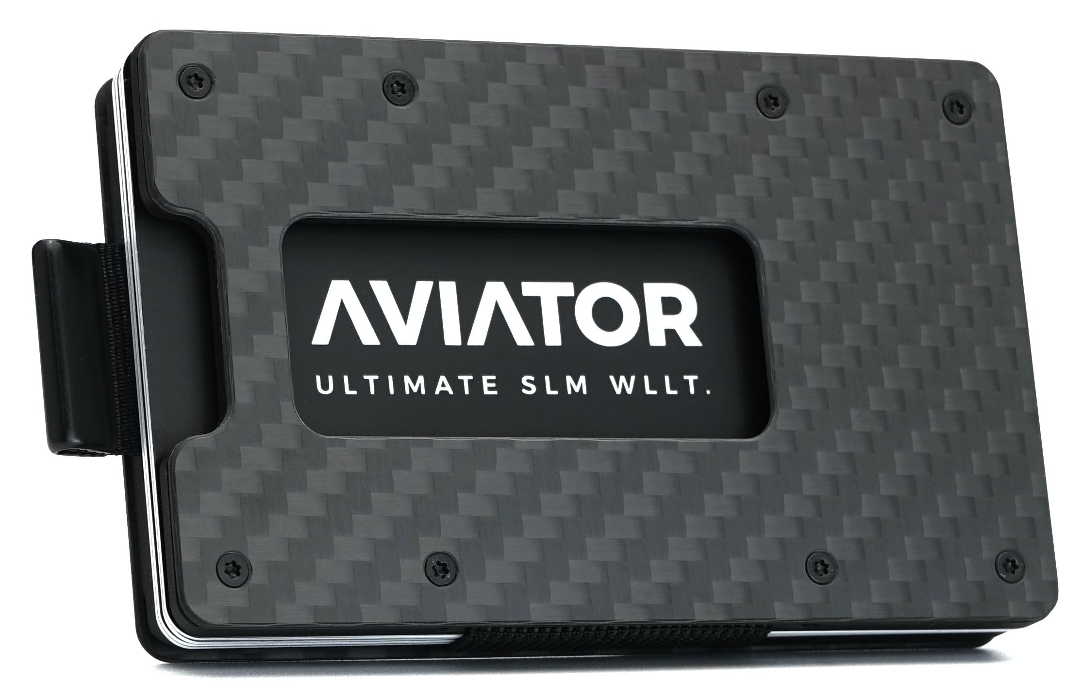 Aviator Wallet SLIDE carbon fiber