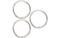 lalana Schlüsselring klappbar 36x4 mm, 3 Stück