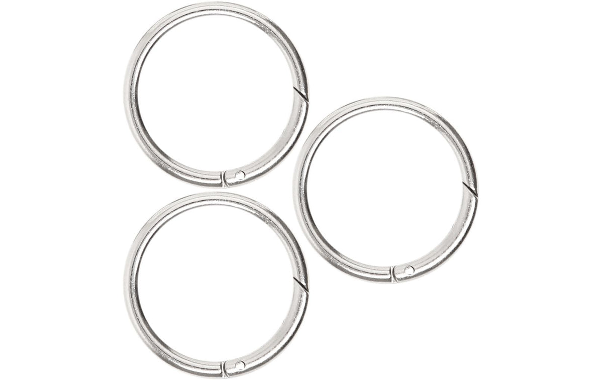 lalana Schlüsselring klappbar 36x4 mm, 3 Stück