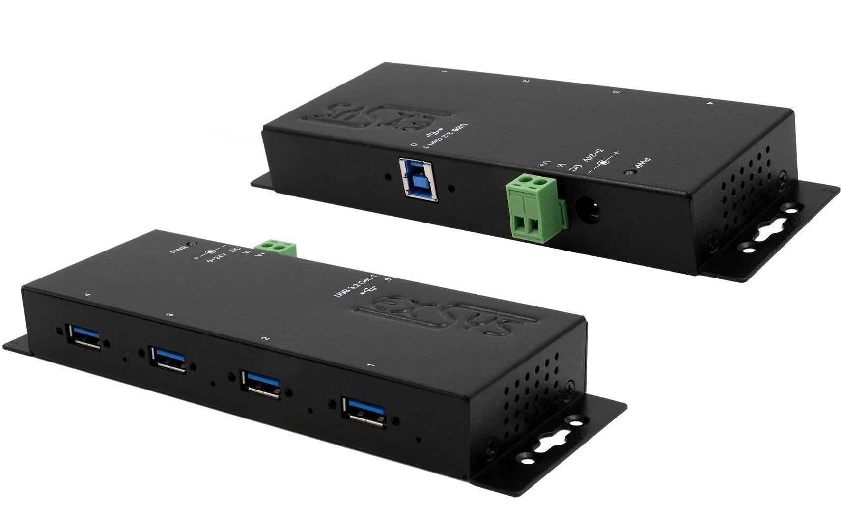 EXSYS EX-1184HMVS-2, 4x USB 3.2, Metall 15KV ESD Überspannungsschutz, A-Buchsen