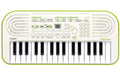 CASIO SA-50 Mini Keyboard, 32 Keys, weiss / green