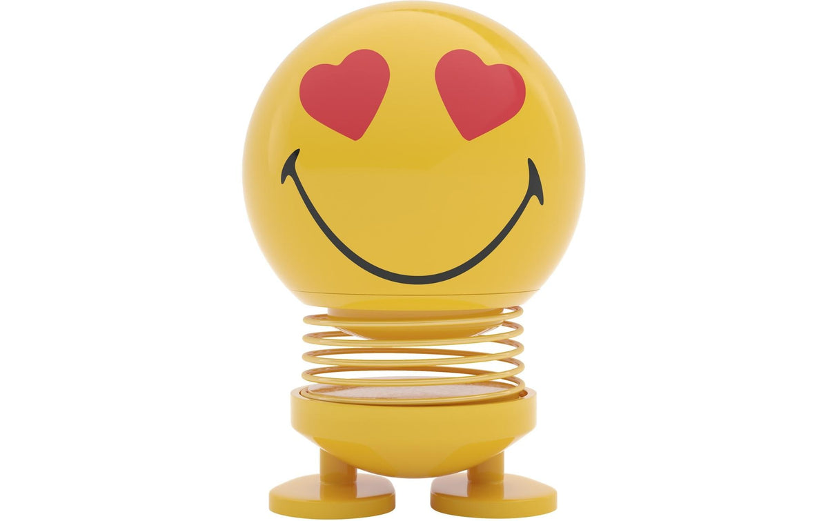 Hoptimist Aufsteller Bumble Smiley Love Gr. S, Gelb, H:8, D:5cm