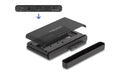 Delock USB-C Konverter für 1x M.2 NVMe SSD +1x SATA SSD/HDD mit Klon Funktion