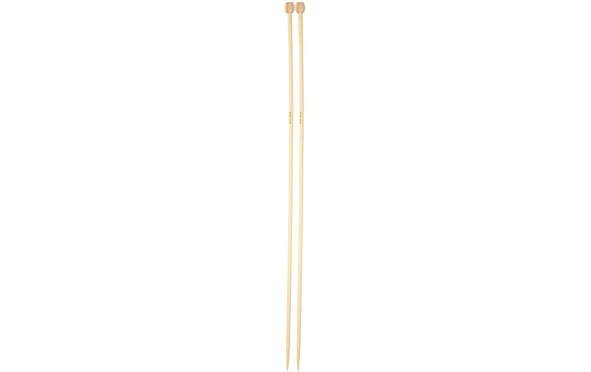 lalana Stricknadel, Bambus 4 mm, 2 Stück