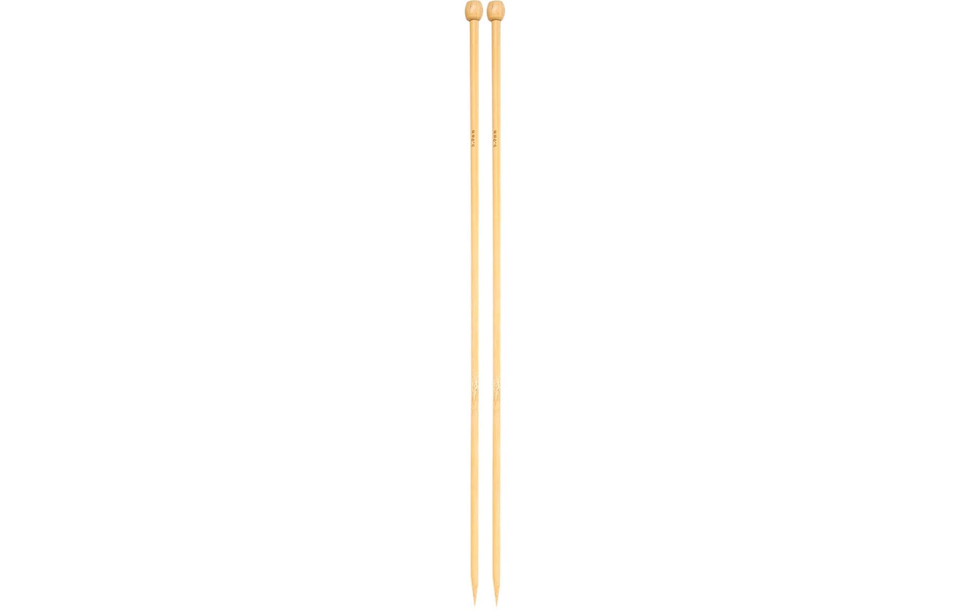 lalana Stricknadel, Bambus 5 mm, 2 Stück