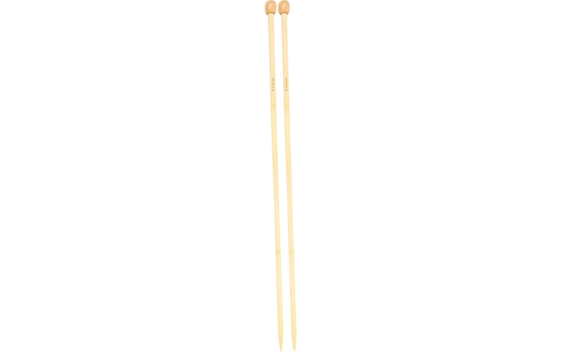 lalana Stricknadel, Bambus 6 mm, 2 Stück