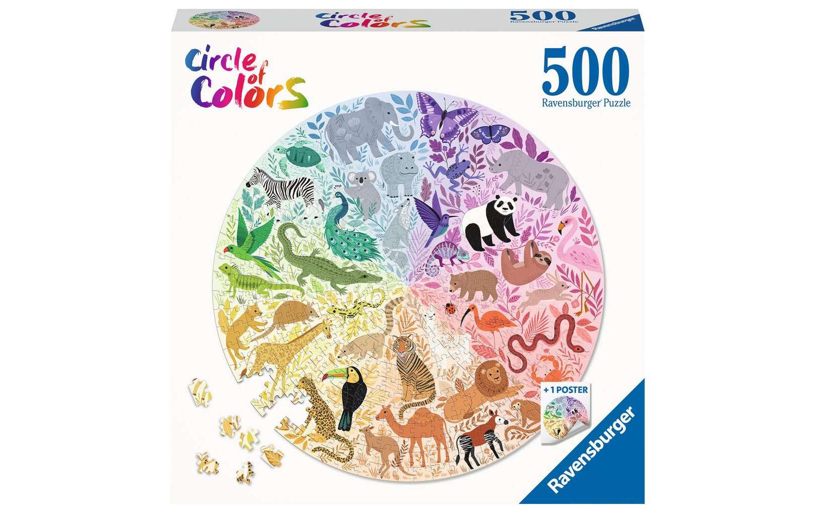 Puzzle Circle of colors Animals Alter ab: 12+, 500 Teile