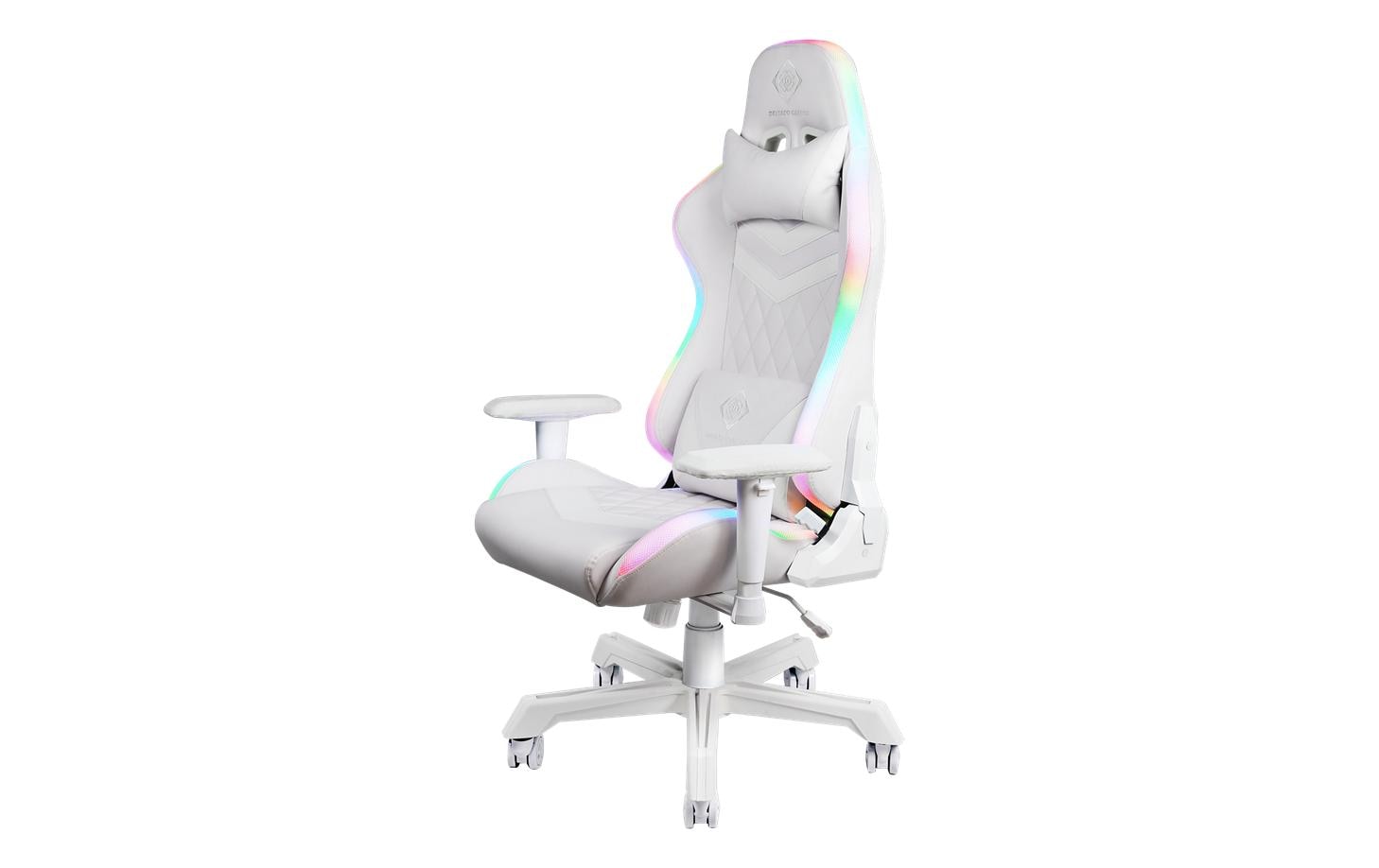 Deltaco DC410 Weiss Gaming Chair weiss, RGB