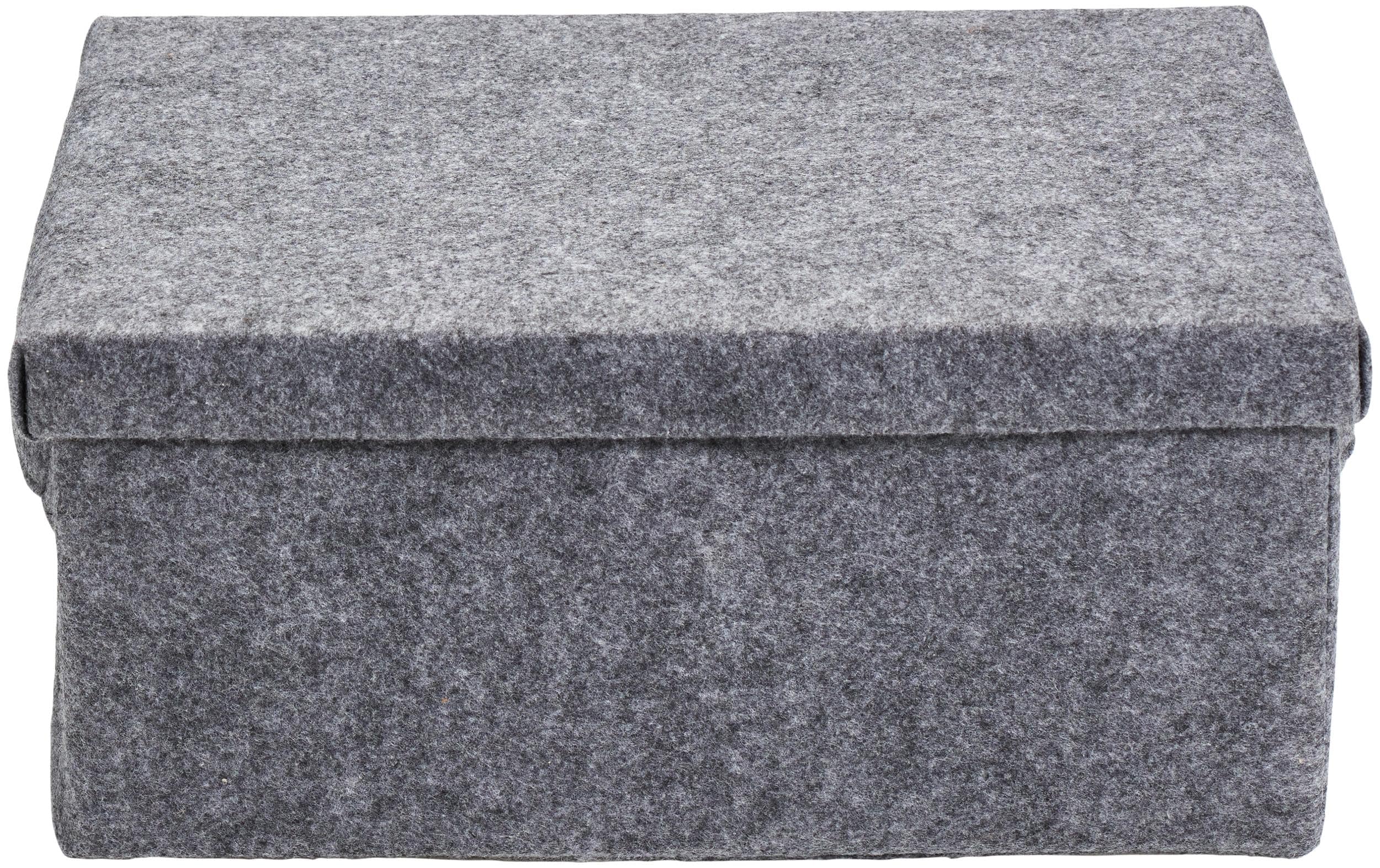 diaqua Aufbewahrungskorb Stone, Grau 31x21x14 cm