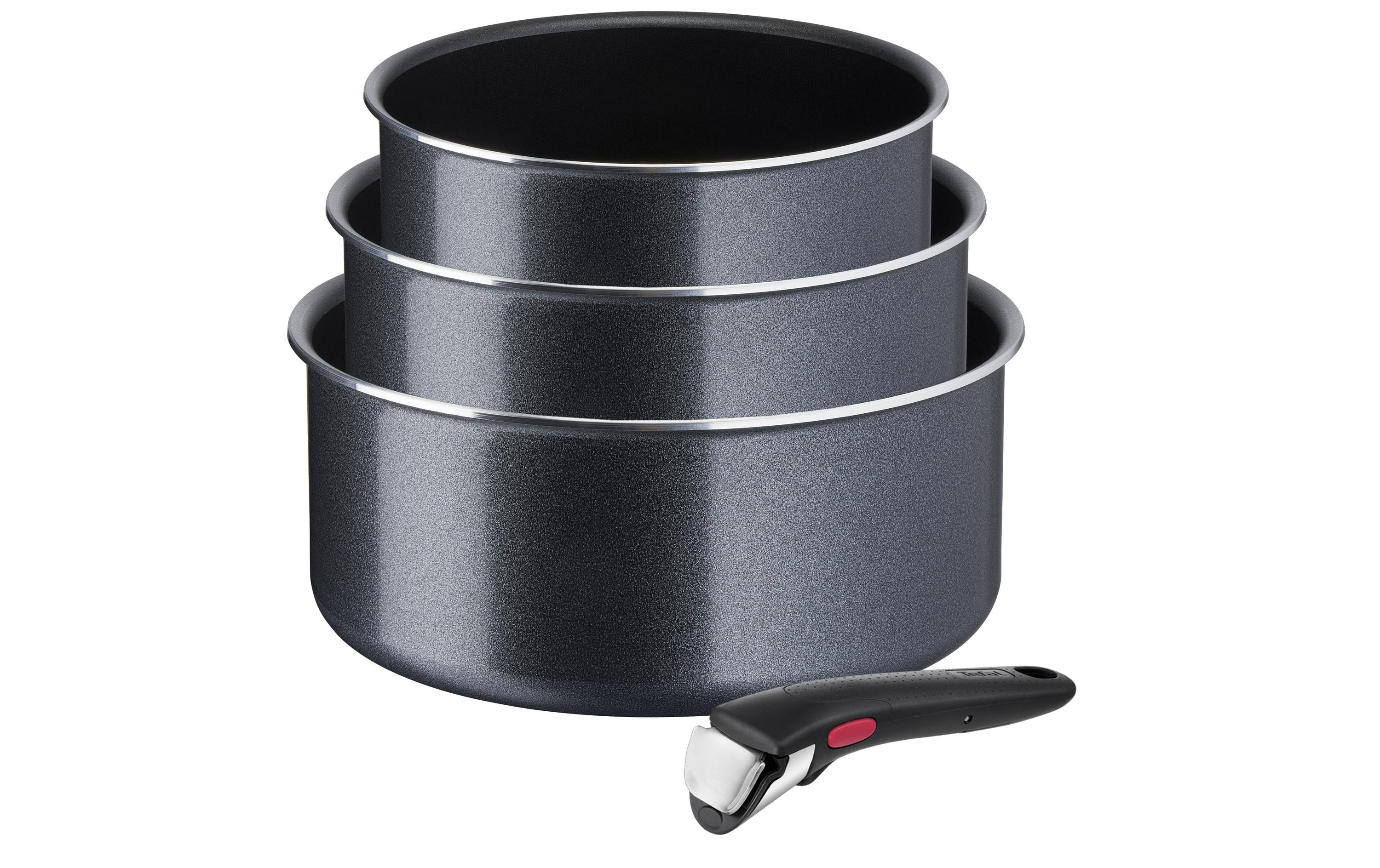Tefal Kasserollenset Ingenio XL Force 16/18/20 cm + Griff