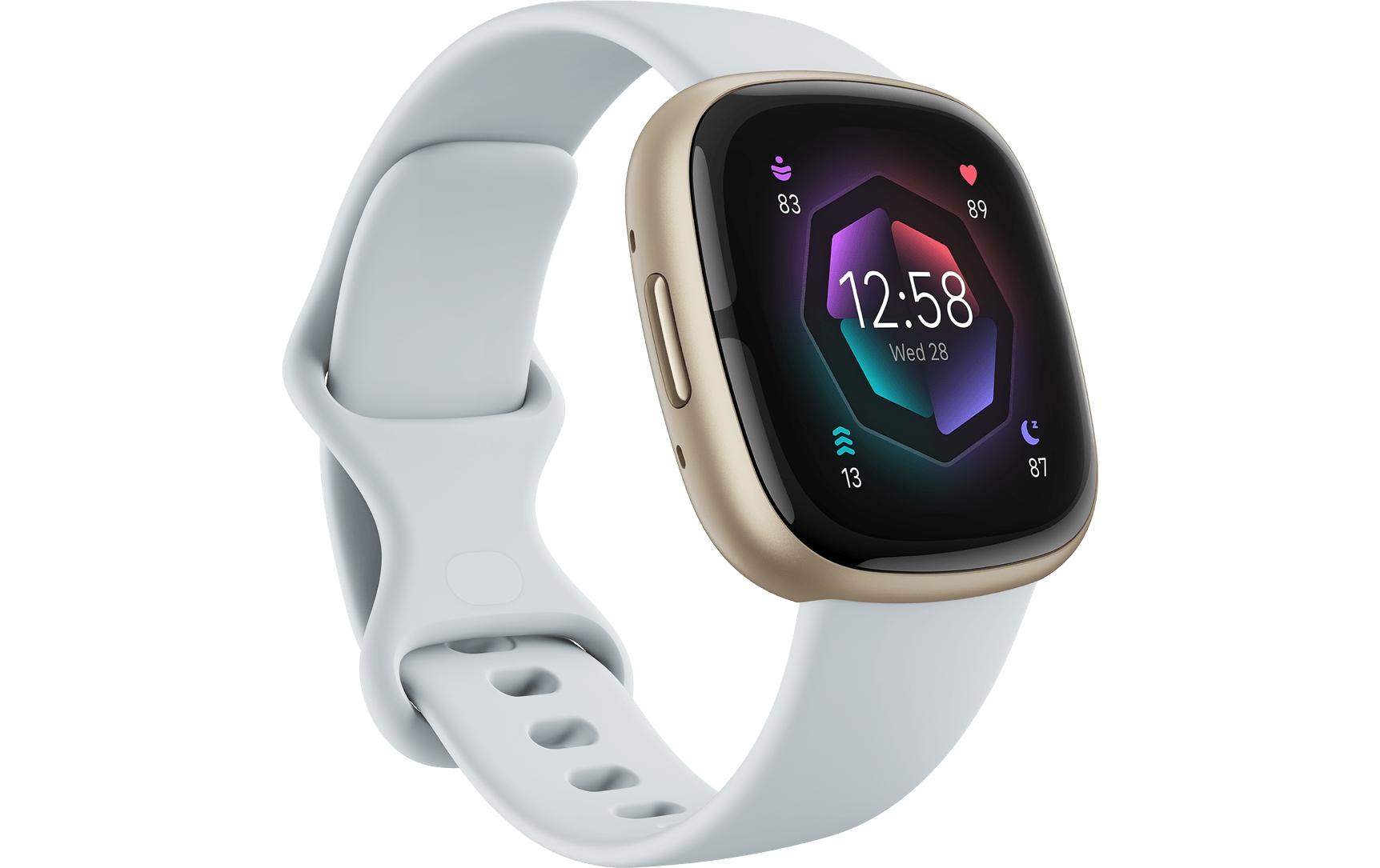 Fitbit Sense 2 Smartwatch blue mist/soft gold