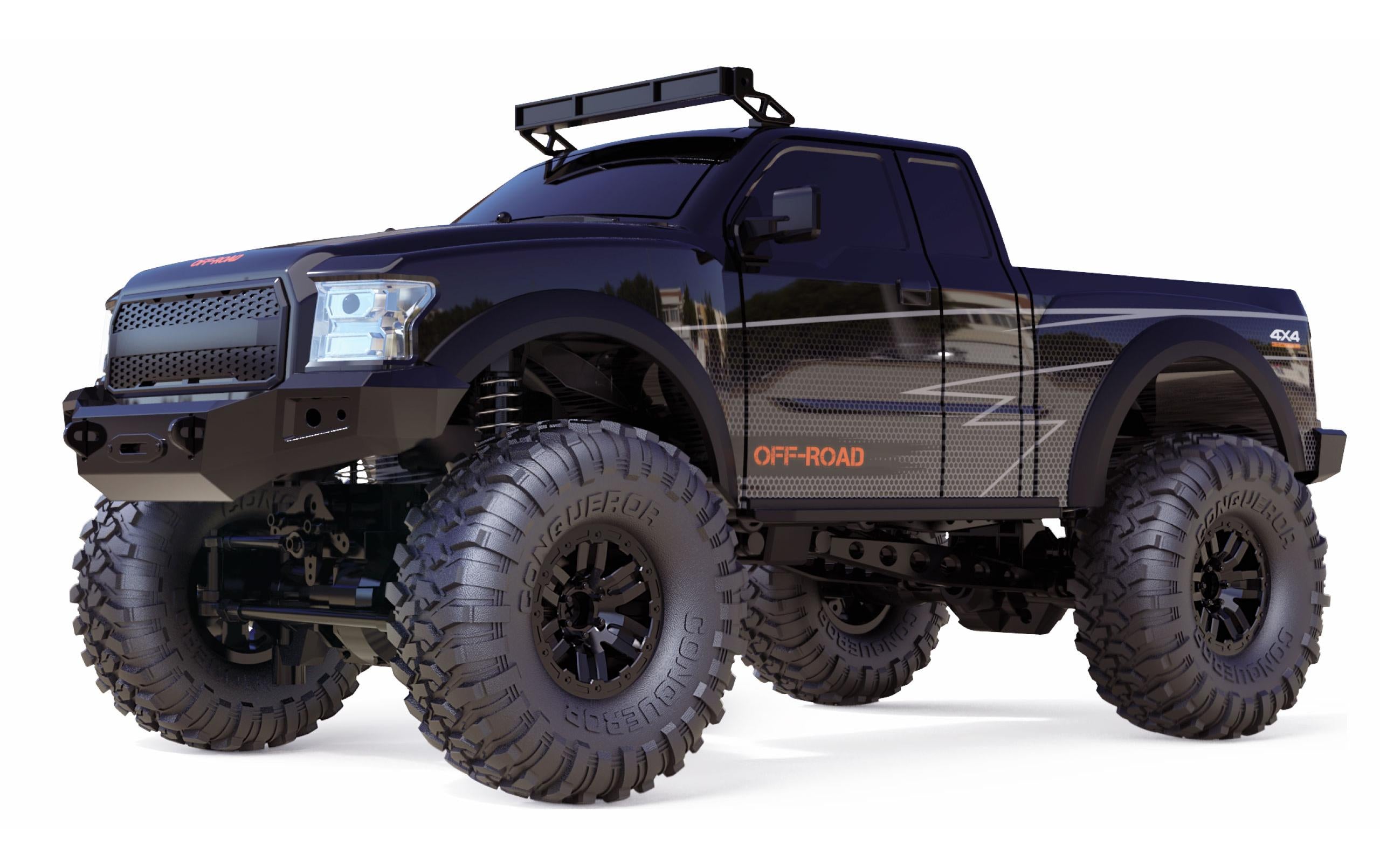 Amewi Dirt Climbing PickUp Crawler Schwarz