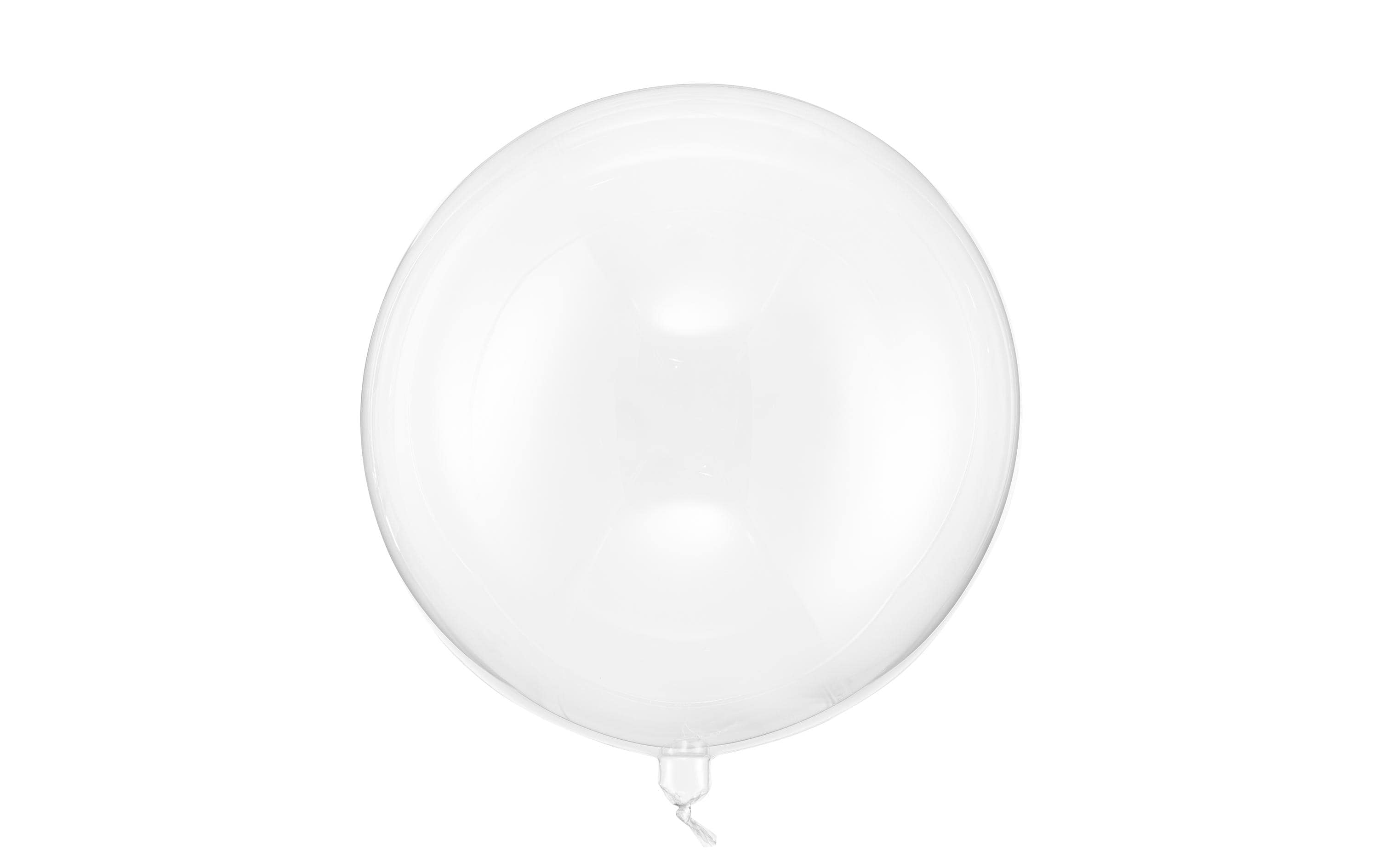Partydeco Ballon Transparent befüllbar D: 40 cm, transparent, zum beplotten