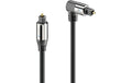 Sonero Optisches Toslink Audio Kabel 7.50m, Stecker <-> 90° Stecker, 6mm DM