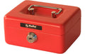 Rieffel Geldkasette mit Münzeinsatz 12.5x9.5x6 cm, rot