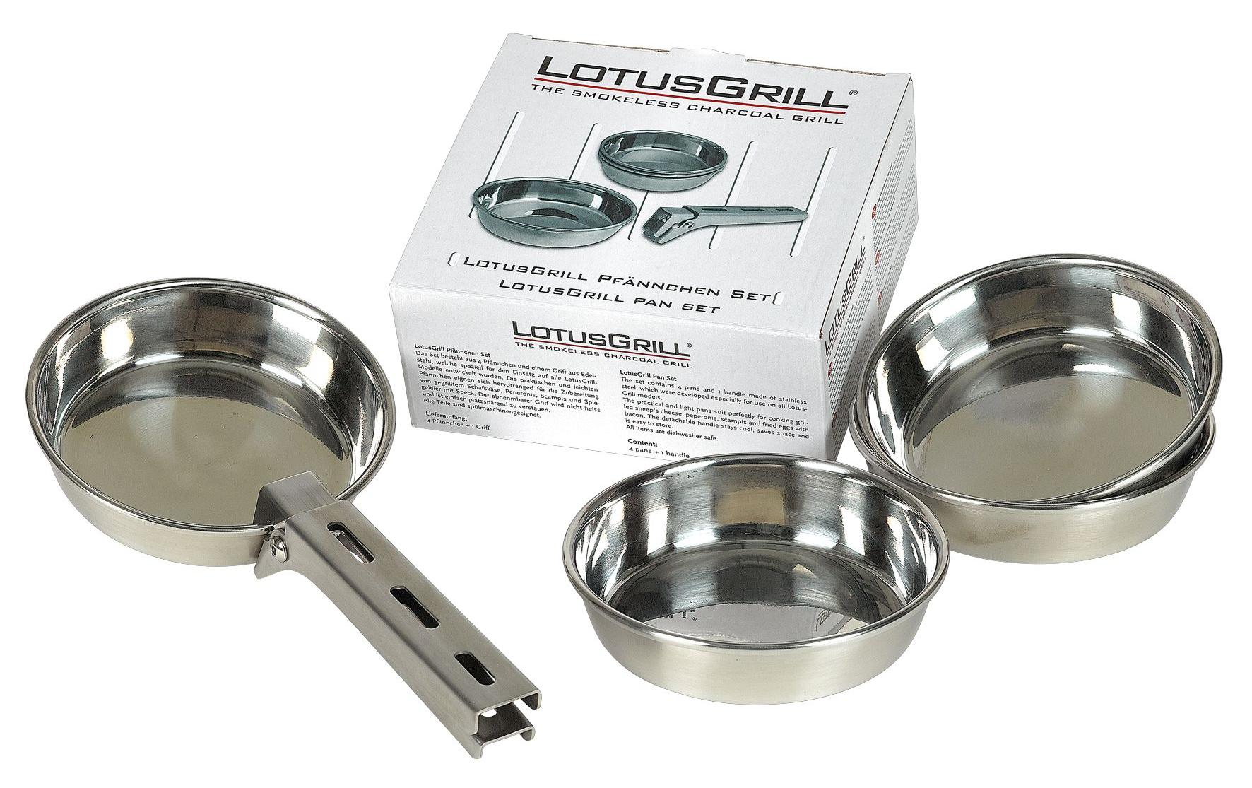 Pfännchen-Set Inox 4-teilig 4-teilig