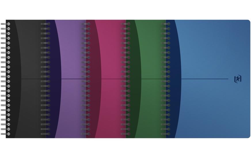 Oxford Spiralheft assortiert 90g/qm, A5, 90 Seiten, liniert 7mm
