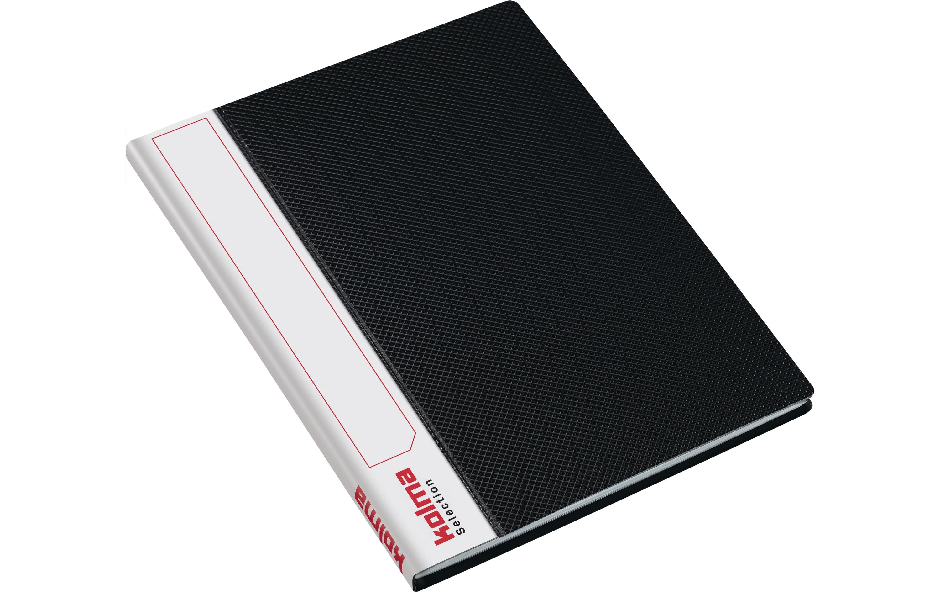 Kolma Sichtbuch Selection A5 mit 20 Taschen, scharz, Recycing