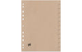 Oxford Register A4 beige 12 teilig