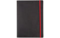 Oxford Business Journal schwarz, rot 90g/qm, B5, 72 Seiten, liniert 8mm