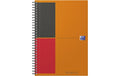 Oxford International Notebook orange 80g/qm, B5, 80 Seiten, liniert 6mm