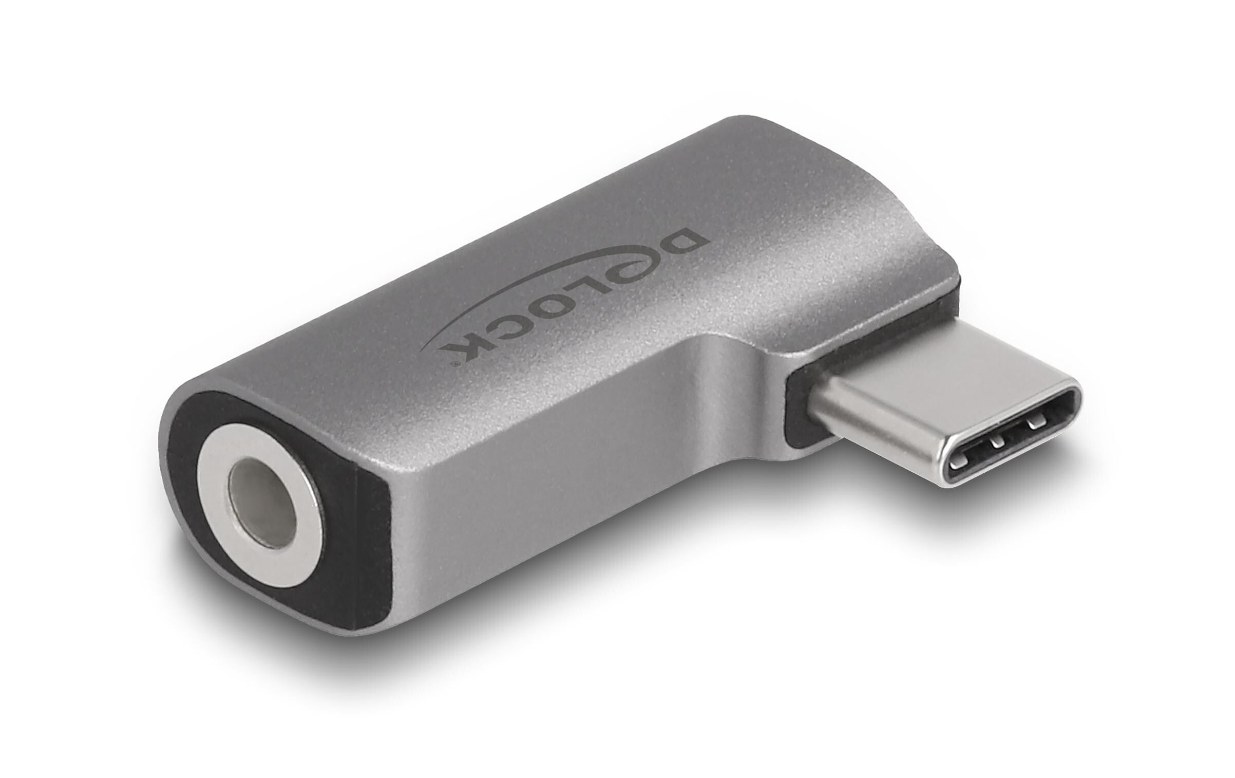 Delock Audio Adapter USB Type-C Stecker zu 3.5mm 4 Pin Klinkenbuchse