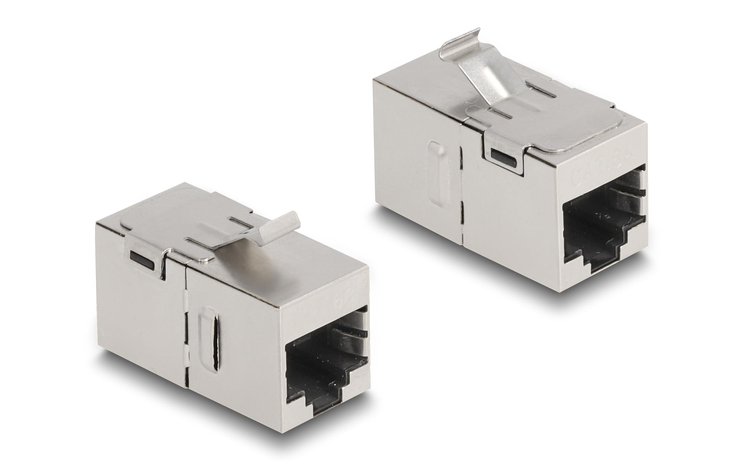 Delock Keystone Modul RJ45 Buchse zu RJ45 Buchse Cat.6A